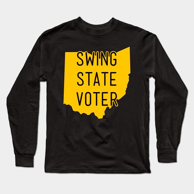 Swing State Voter - Ohio Long Sleeve T-Shirt by brkgnews